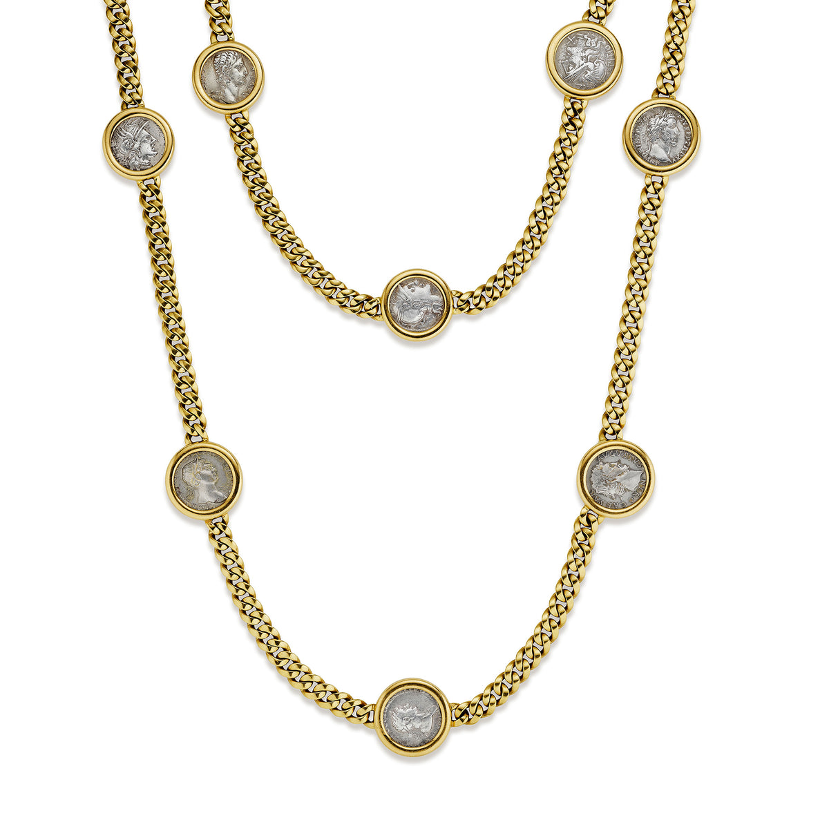 Macklowe Gallery Bulgari "Monete" Ancient Coin Necklace 