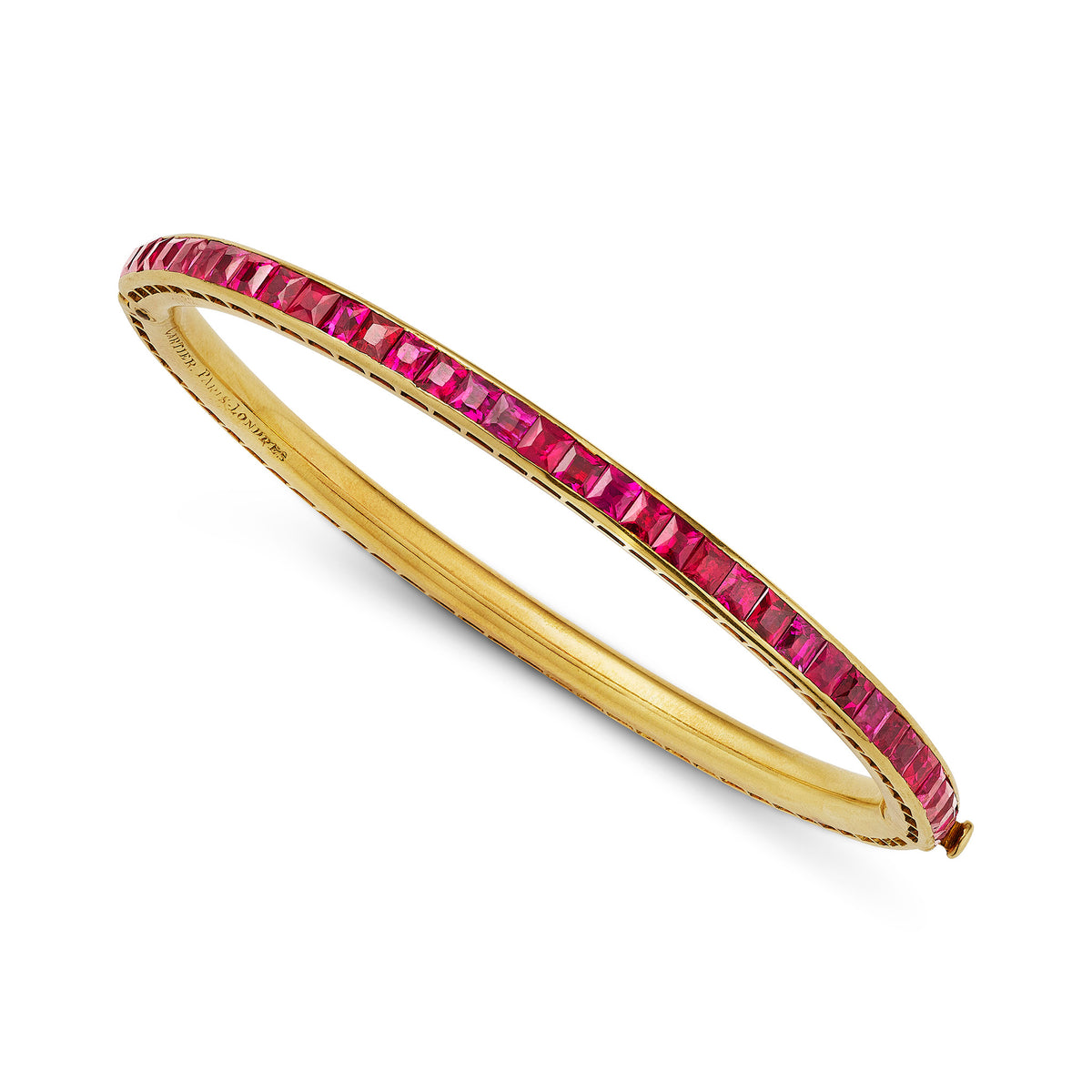 Macklowe Gallery Cartier Ruby Bangle Bracelet