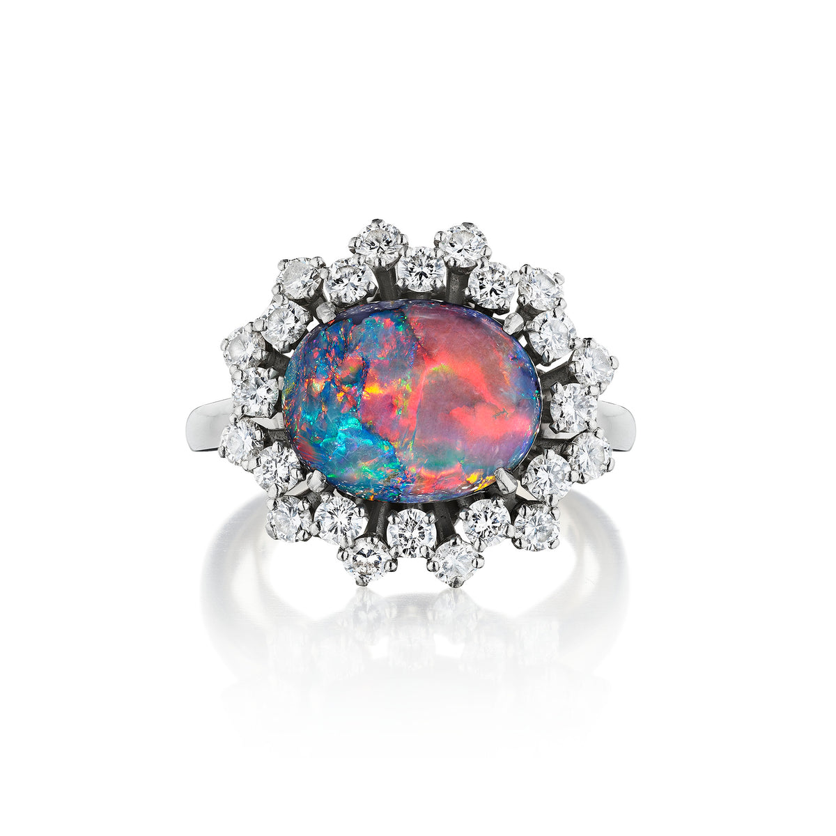 Macklowe Gallery Raymond Yard Black Opal Ring