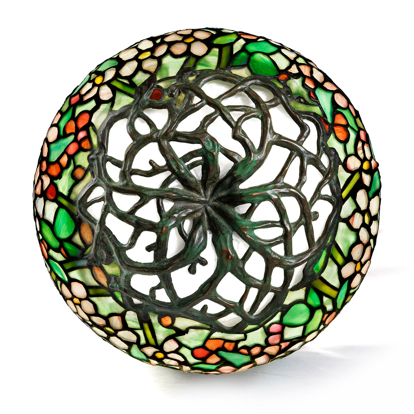 Macklowe Gallery Tiffany Studios New York Pony "Apple Blossom" Table Lamp