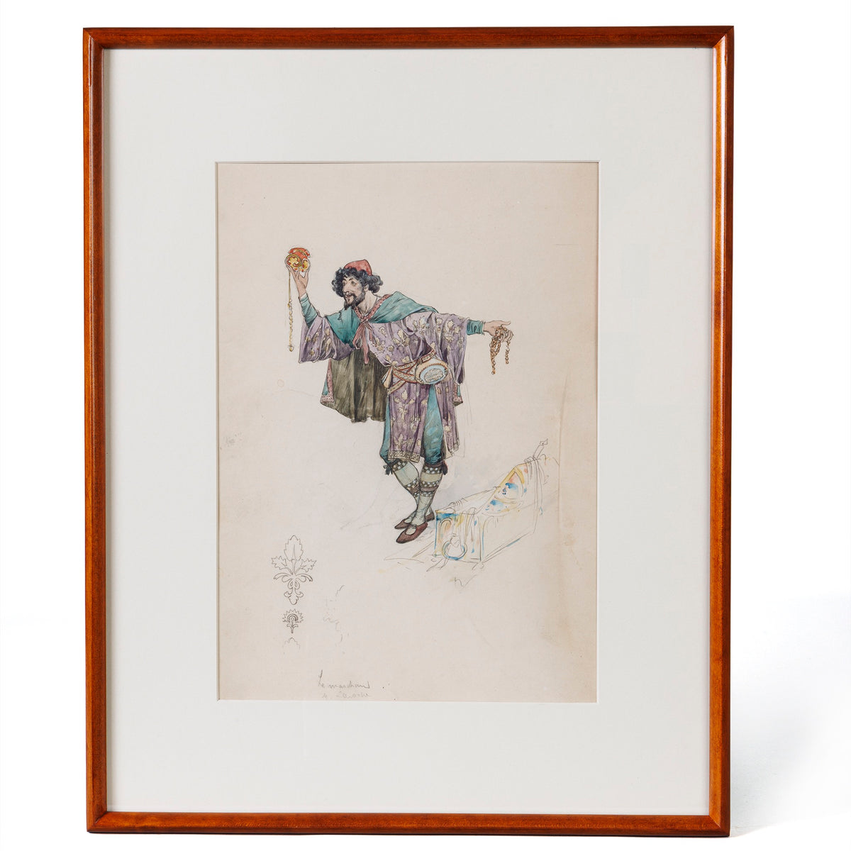 Macklowe Gallery Alphonse Mucha Set of Nine "La Princess Lontaine" Watercolors